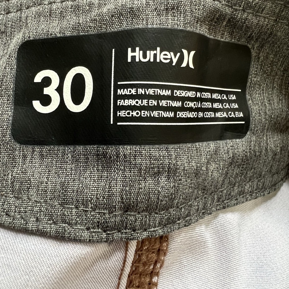 Hurley Phantom Board Shorts Mens 30 Swim Sunset Pattern New Brown Beach Trunks - Picture 11 of 12